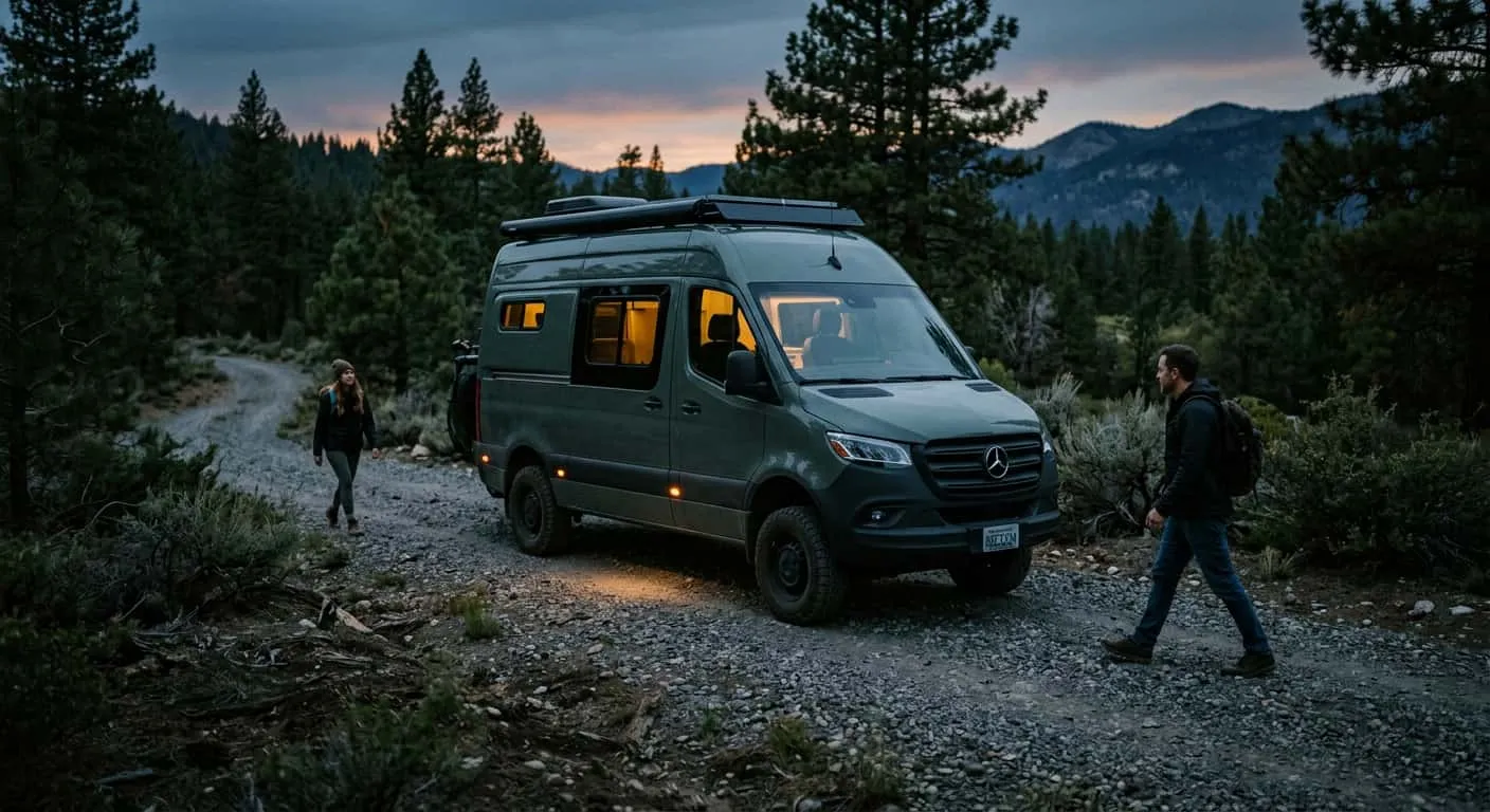 CamperGuard Radarüberwachung rund um einen Camper