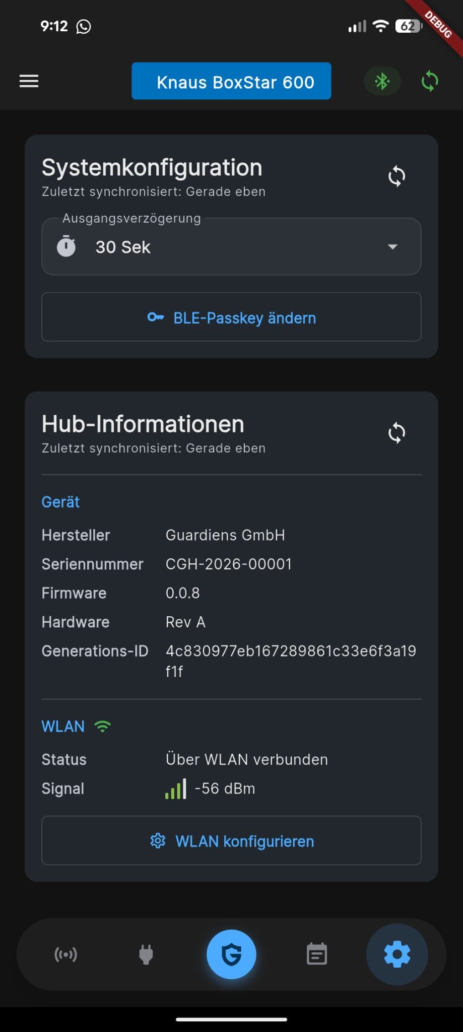 CamperGuard Systemvisual für die Außenüberwachung 360°